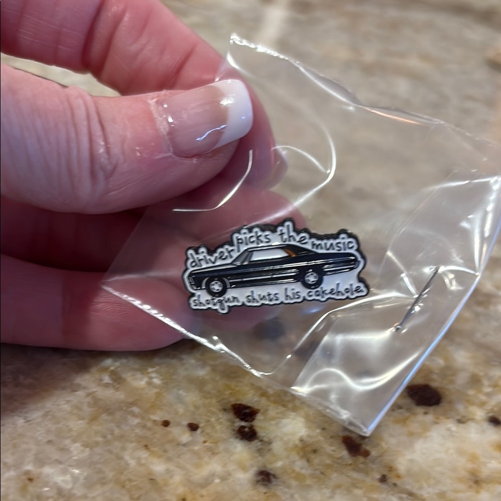 Supernatural Cakehole Pin